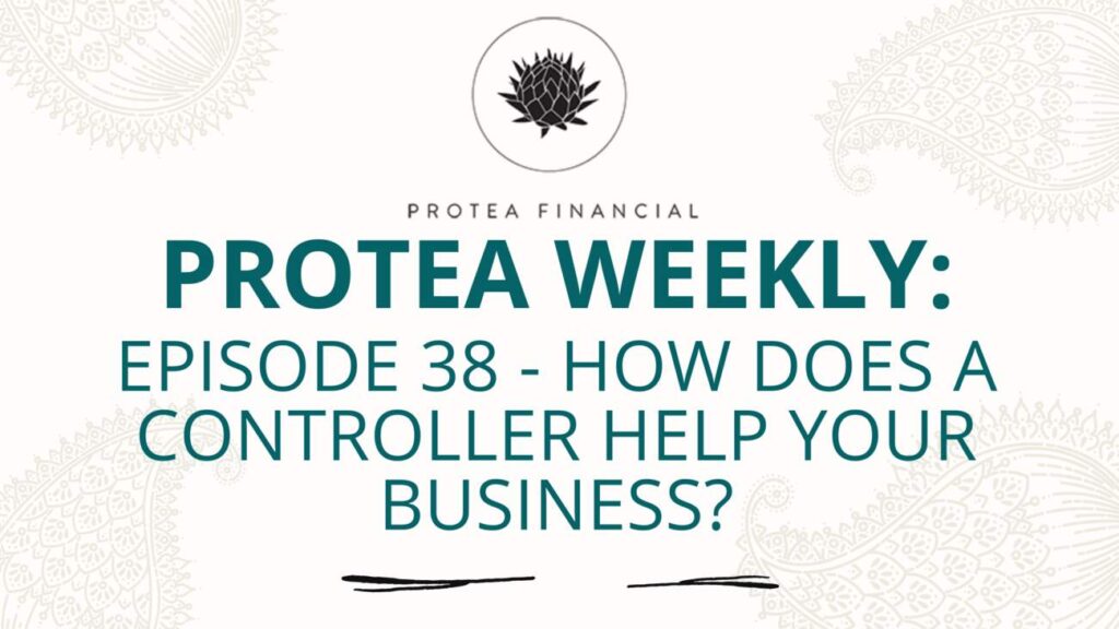 Protea Weekly - Episode 38 - How does a controller help your business